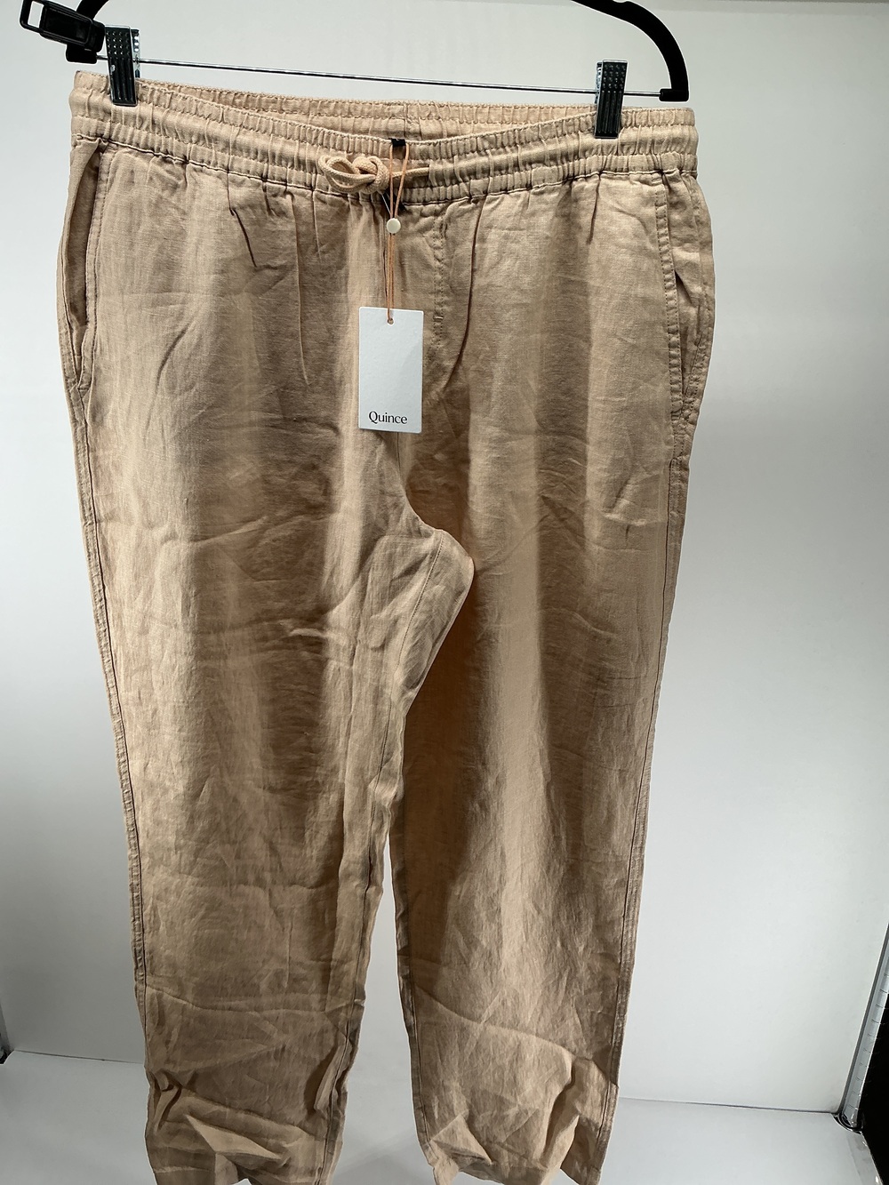 100% European Linen Drawstring Beach Pants - 32"